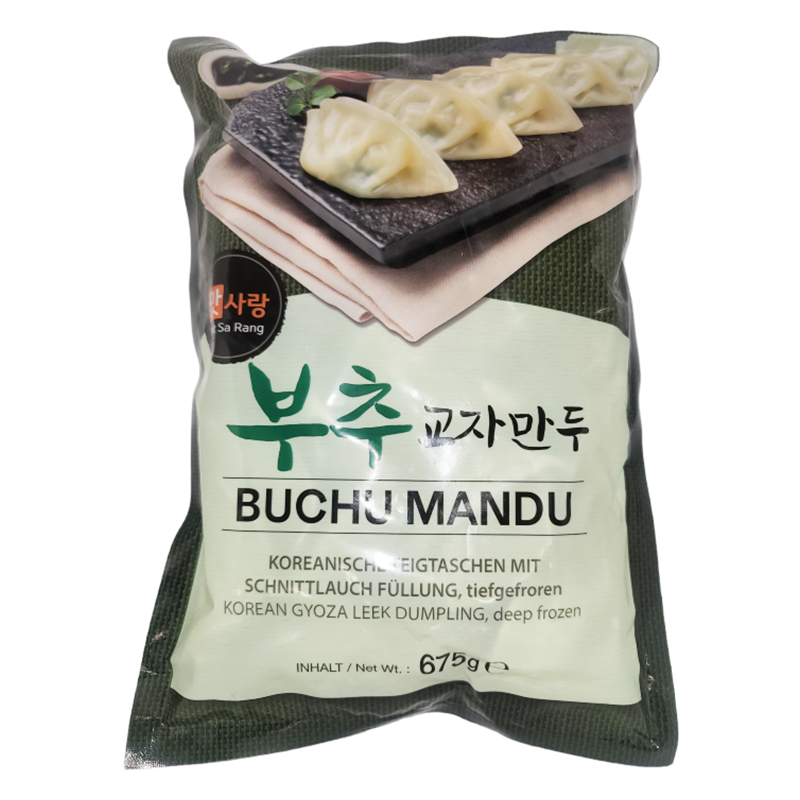 (맛사랑) 부추교자 만두 buchu mandu 675g