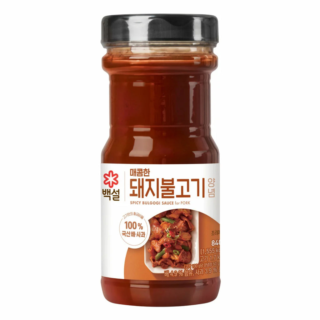 (백설) 매콤한 돼지 불고기 840g spicy bulgogi sauce for pork