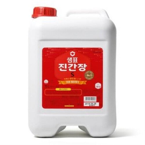 (샘표) 진 간장 에스 15리터 sempio sauce soja 15Litre