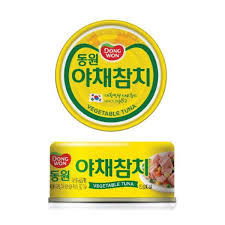 (동원) 야채 참치캔 vegetable tuna 150g