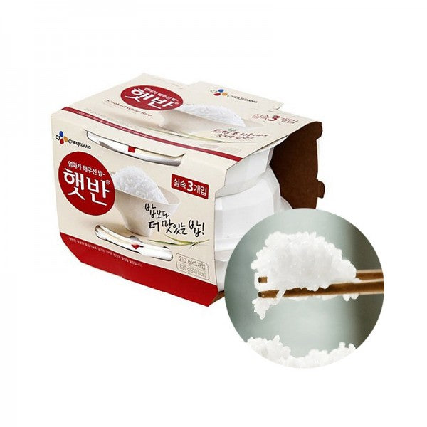 (CJ) 햇반 210g×3p cooked white rice dlc 29 062025, 25 082025