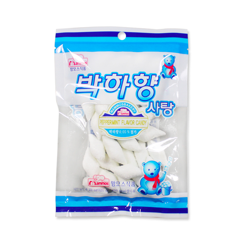 (맘모스) 박하향 사탕 peppermint flavor candy 120g
