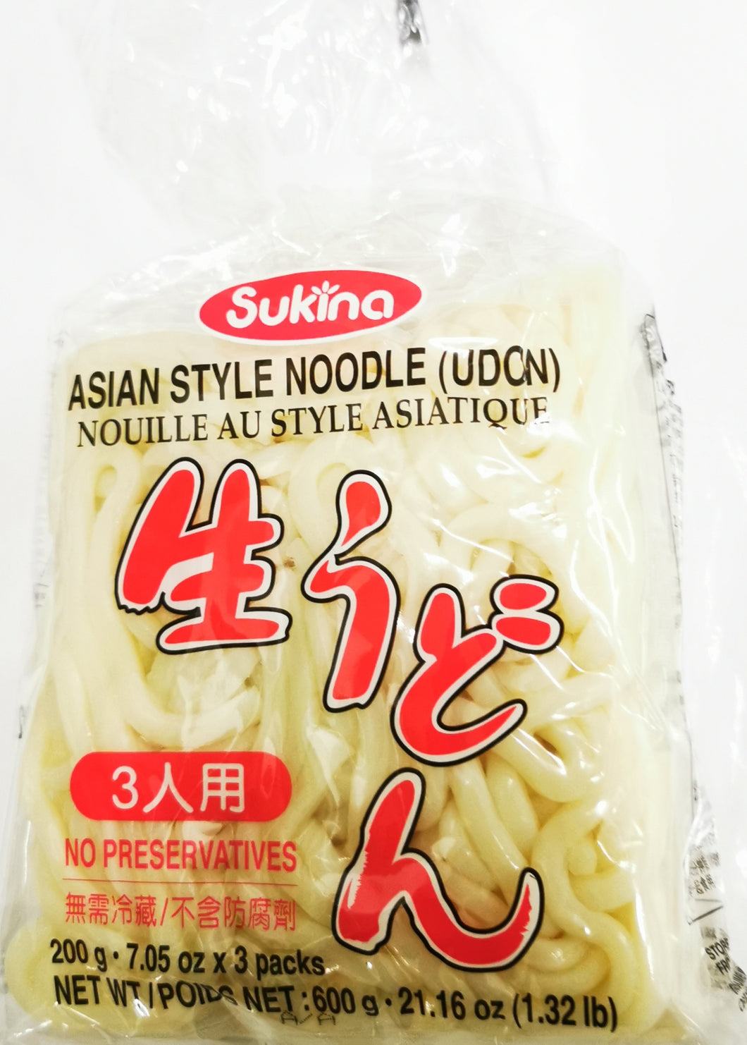 (스키나) 생우동(소스포함) 3개입 630g sukina oriental style noodle