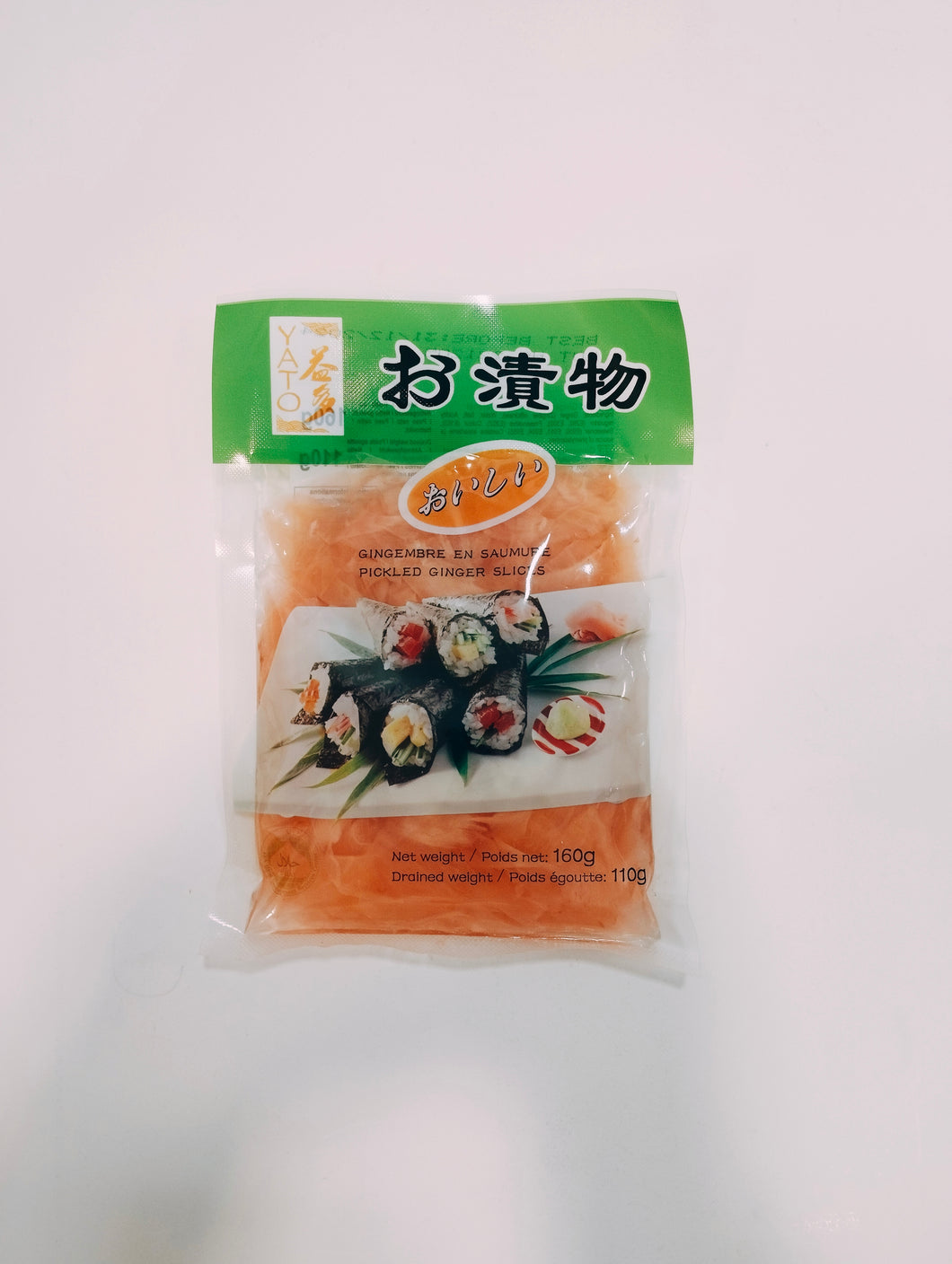 (Yato) pickled ginger slices 생강 초 절임 160g