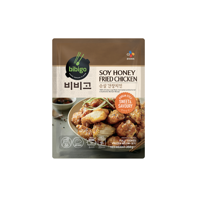 (비비고) 순살 간장 허니 치킨 350g soy honey fried chicken
