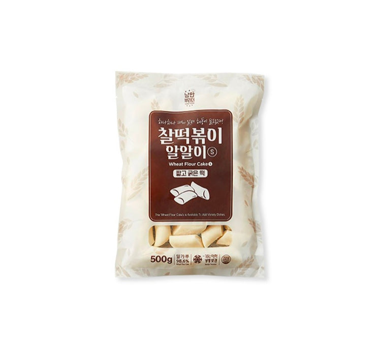 (낭만부라더) 찰 떡볶이 알알이 S size 짧고 굵은 떡 밀가루 98.6% 1kg dlc 30 052026