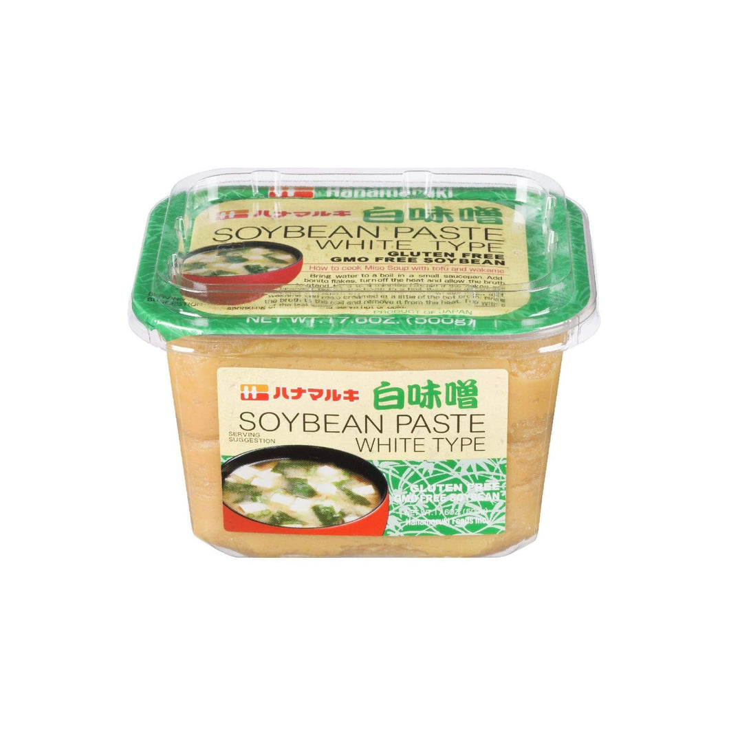 (hanamaruki) miso 500g soybean paste white type gluten free gmo free 미소 pâte de soja