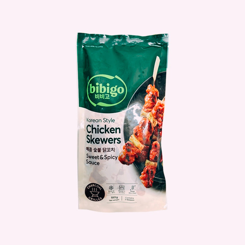 (비비고) 매콤 숯불 닭꼬치 chicken skewers sweet & spicy sauce 180g dlc 25 102025