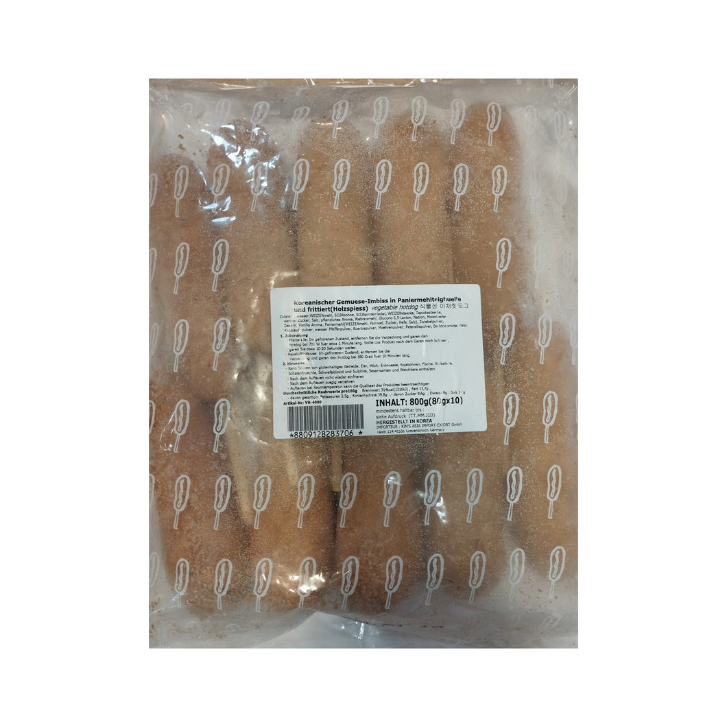(kim's asia) 식물성 야채 핫도그 vegetable hotdog 80g×10p dlc 01 082025