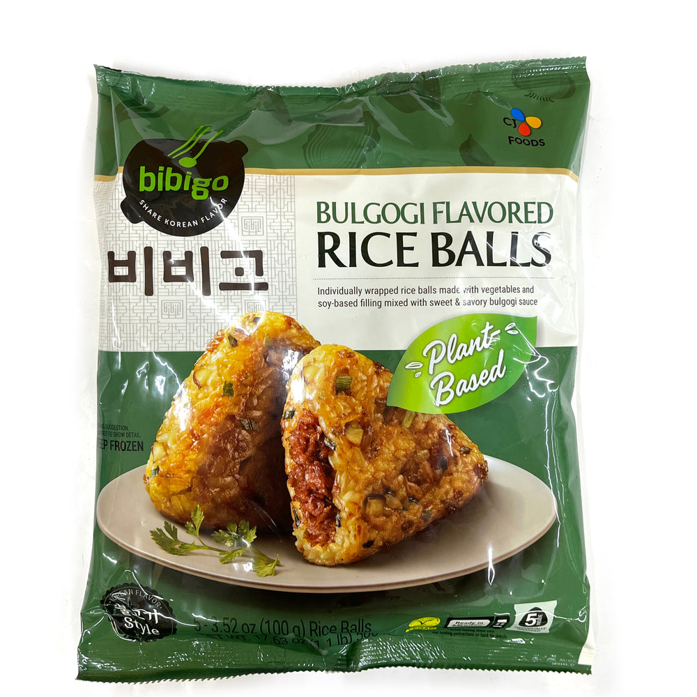 (비비고) 냉동 불고기맛 삼각주먹밥(비건) 500g (5개입) bulgogi flavored rice balls vegan