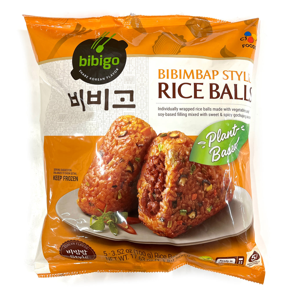 (비비고) 냉동 전주 비빔 삼각주먹밥(비건) 500g (5개입) bibimbap style rice balls vegan