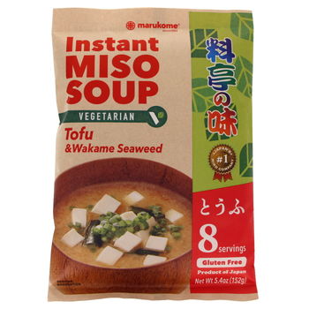 (Marukome) instant miso soup tofu&wakame 8pc 152g