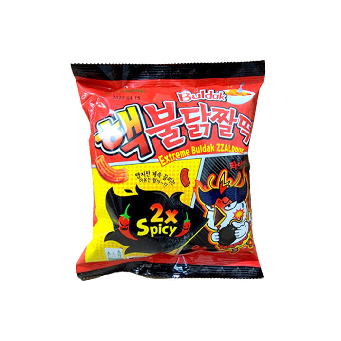 (삼양) 핵 불닭짤떡 Buldak extrême bulak zzaldduk snack 80g dlc 23 122025