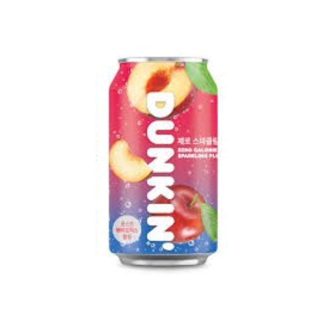 (Dunkin) 제로 스파클링 자두맛 zero colories sparkling plum 350ml dlc 06 012026