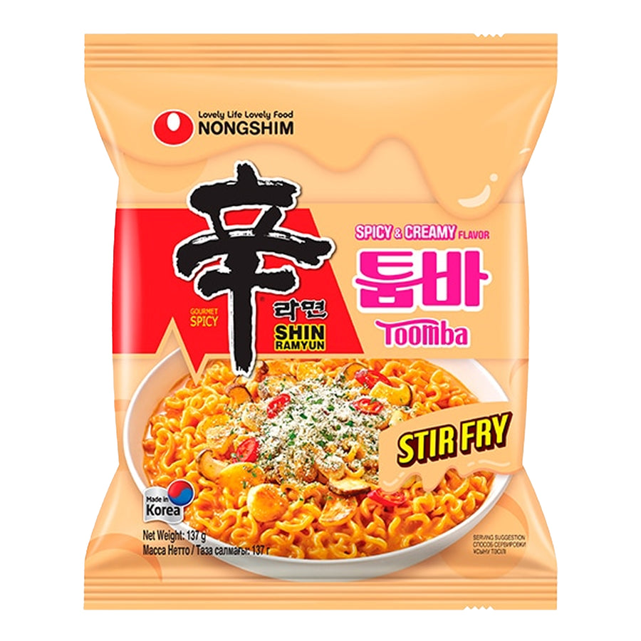 (농심) 신라면 툼바 137g  shin ramyun toomba stir fry dlc 06 012026