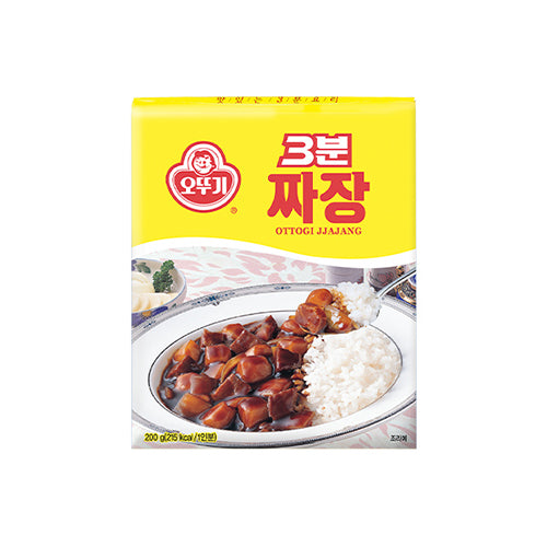 (오뚜기) 3분 짜장 200g 3min ready retort jjajang (black bean sauce)