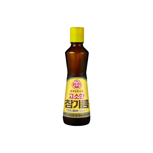 (오뚜기)고소한 참기름(병)( huile de sesame) 320ml