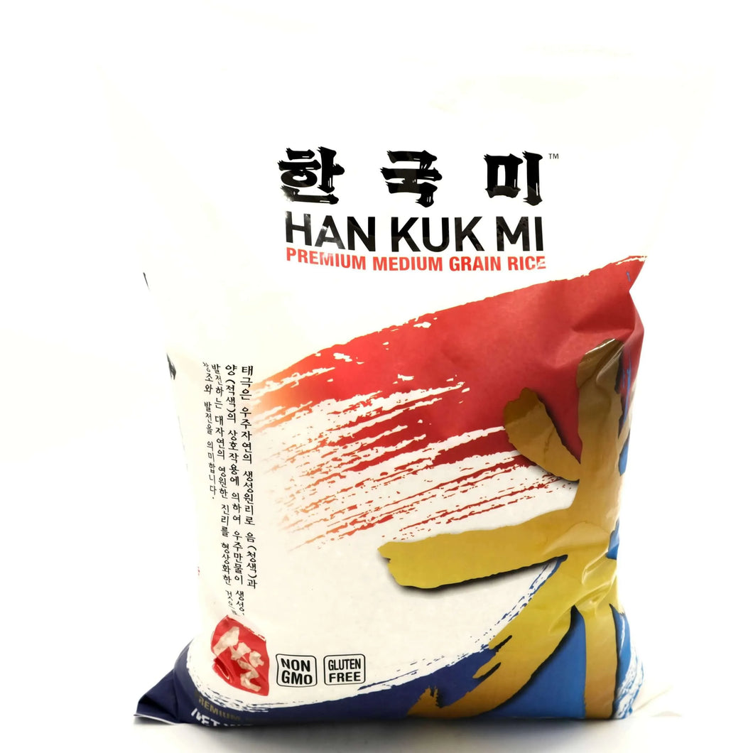 (한국미) 한국미 쌀 6.8kg 원산지 미국산  han kuk mi premium medium grain rice U.S.A