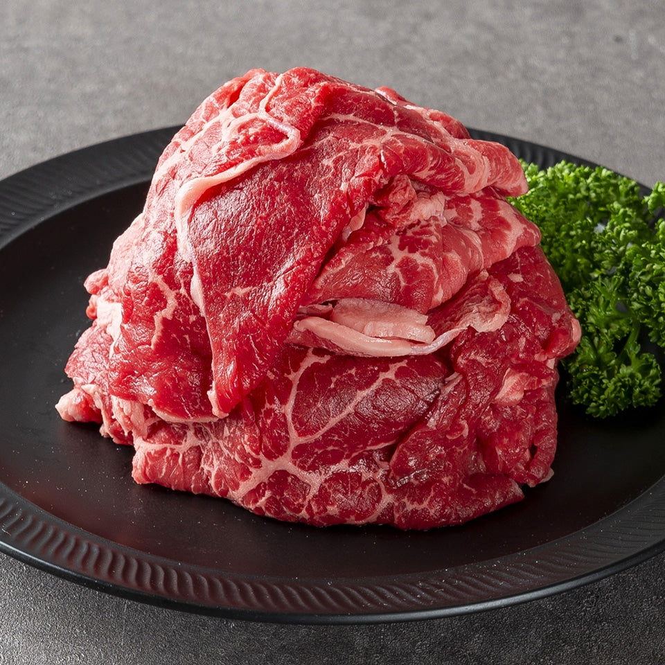 소 등심 불고기용 600g (entre côte, Tranches très fines pour boulgogi/skiyaki)
