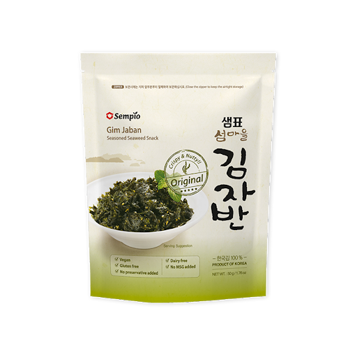 (샘표) 섬마을 바삭바삭 김자반 오리지날 50g gim jaban seasoned seaweed snack original