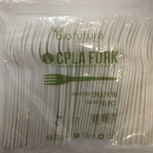 Charger l&#39;image dans la galerie, (biofutura) Fourchette en bioplastique cPLA 50pcs
