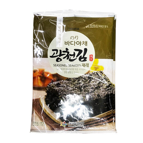 (광천) 광천김 바다야채 재래김 전장 30g X 3p dlc 29 082025