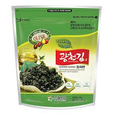 (광천김) 올리브유 녹차 광천김 돌자반 70g