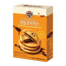 Charger l&#39;image dans la galerie, (백설) 찹쌀 호떡믹스 400g sweet korean pancake mix
