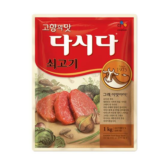 (CJ) 다시다 쇠고기 1kg dasida beef flavoured seasoning