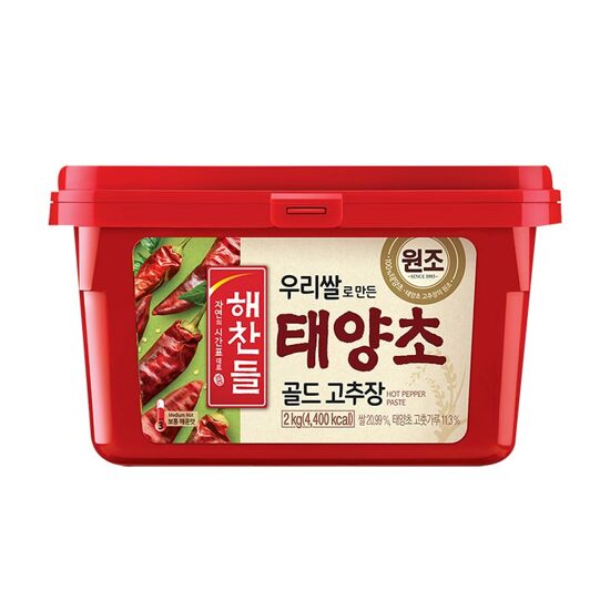 (해찬들) 우리쌀로 만든 태양초 골드 고추장 1kg