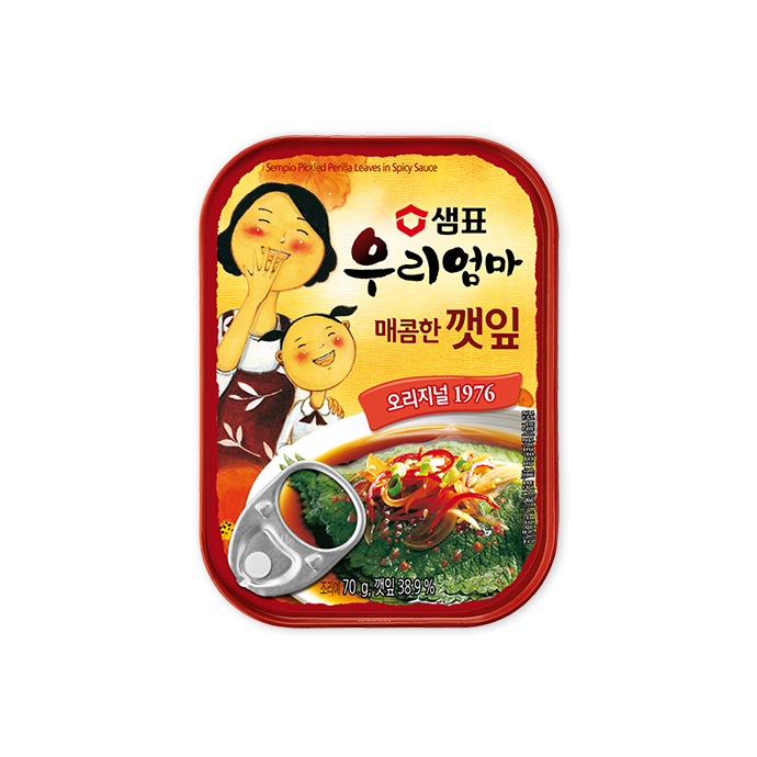 (샘표)우리엄마 깻잎 매콤한맛 70g