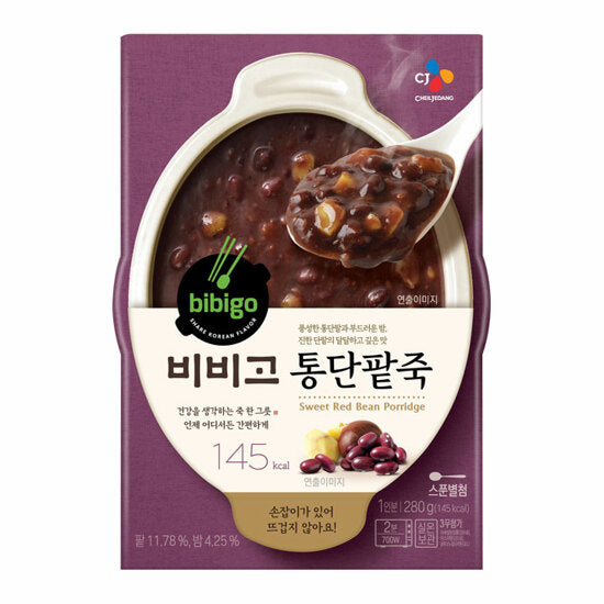 (CJ)비비고 통 단팥죽 280g sweet red bean porridge