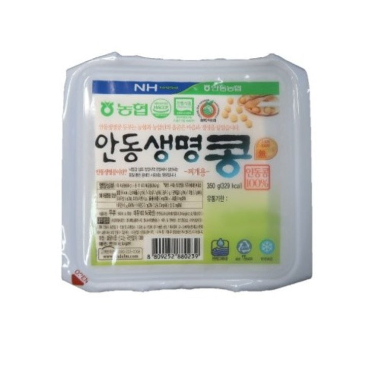 (농협) 안동생명콩 두부 찌개용 350g tofu soft
