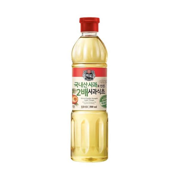 (CJ) 백설 국내산 사과로 만든 2배 사과식초 500ml