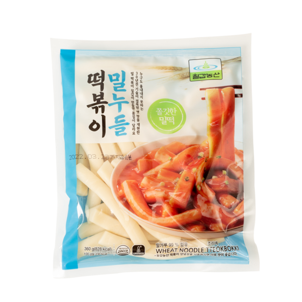 (칠갑농산) 떡볶이 밀누들 쩔깃한 밀떡 360g