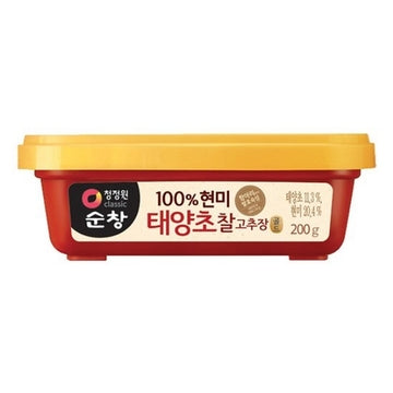 (청정원) 순창 100% 현미 태양초 찰 고추장 200g pâte de piment dlc 26 102025