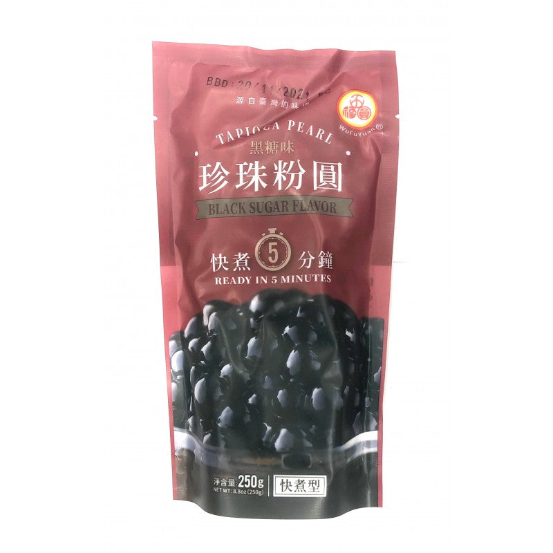 (Wufuyuan) tapioca pearl noir 250g dlc 04 09 2024