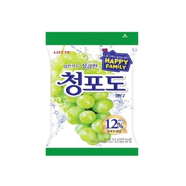 (LOTTE) 청포도 캔디 153g