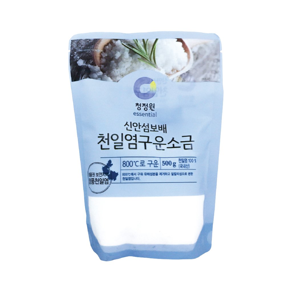 (청정원) 천일염 구운 소금 500g