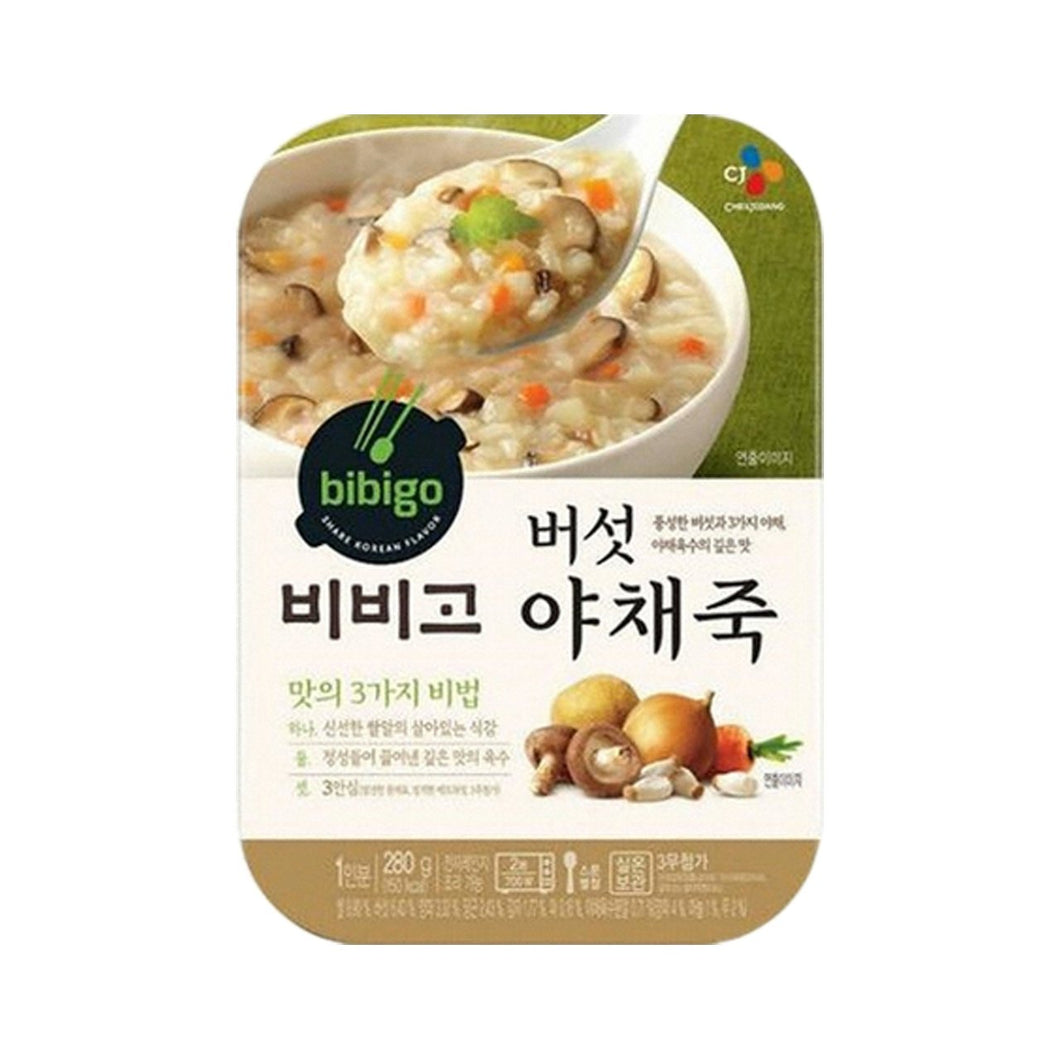 (CJ|) 비비고 버섯 야채죽 280g rice porridge with mushrooms & vegetabled