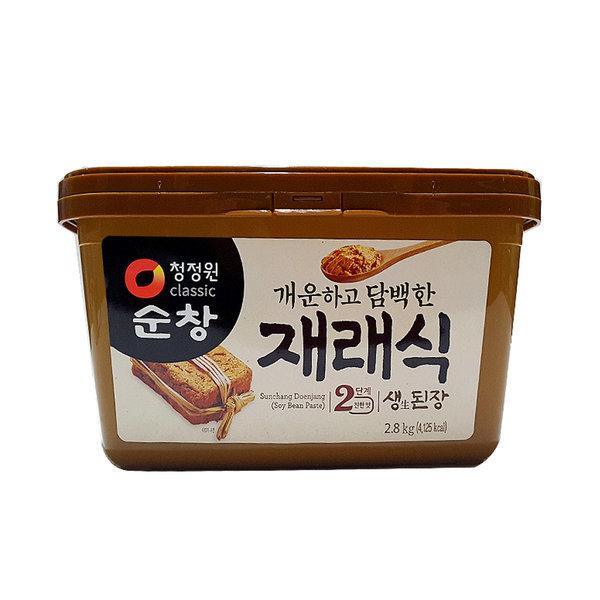(청정원) 순창 재래식 생 된장 2.8kg