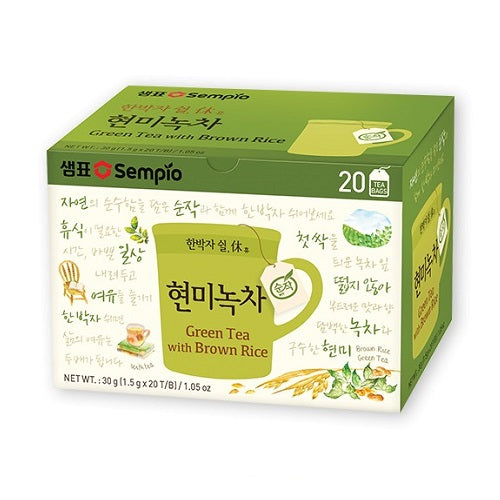 (샘표) 현미 녹차 (20T) 30g green tea with brown rice