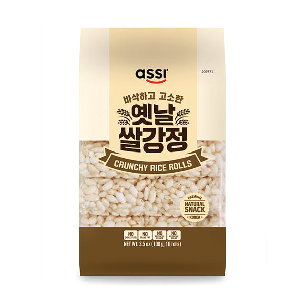 (아씨) 옛날 쌀 강정 100g crunchy rice rolls
