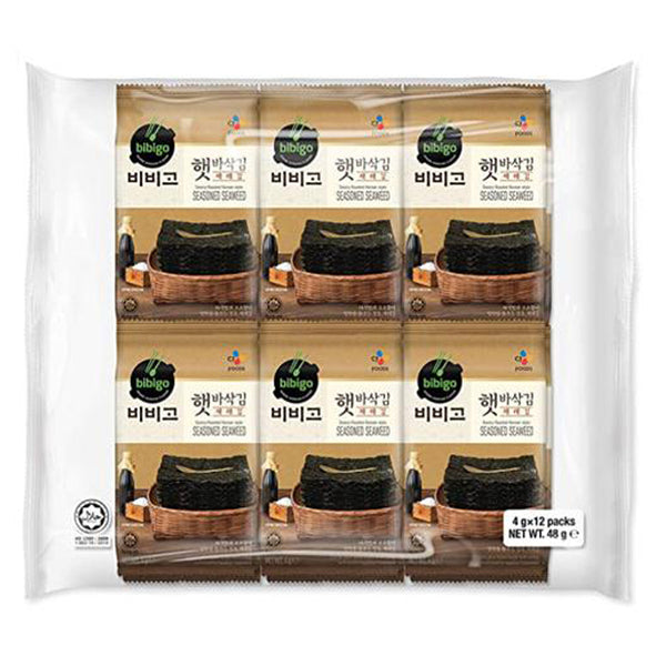 (비비고) 햇바삭김 재래김(도시락김) 4g×12pc seasoned seaweed dlc 04 122025