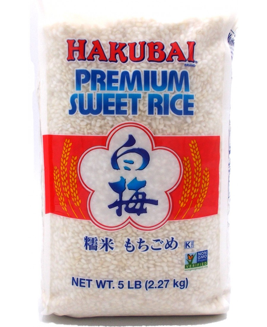 (jfc) HAKUBAI premium sweet rice 찹쌀 미국산 2.27kg
