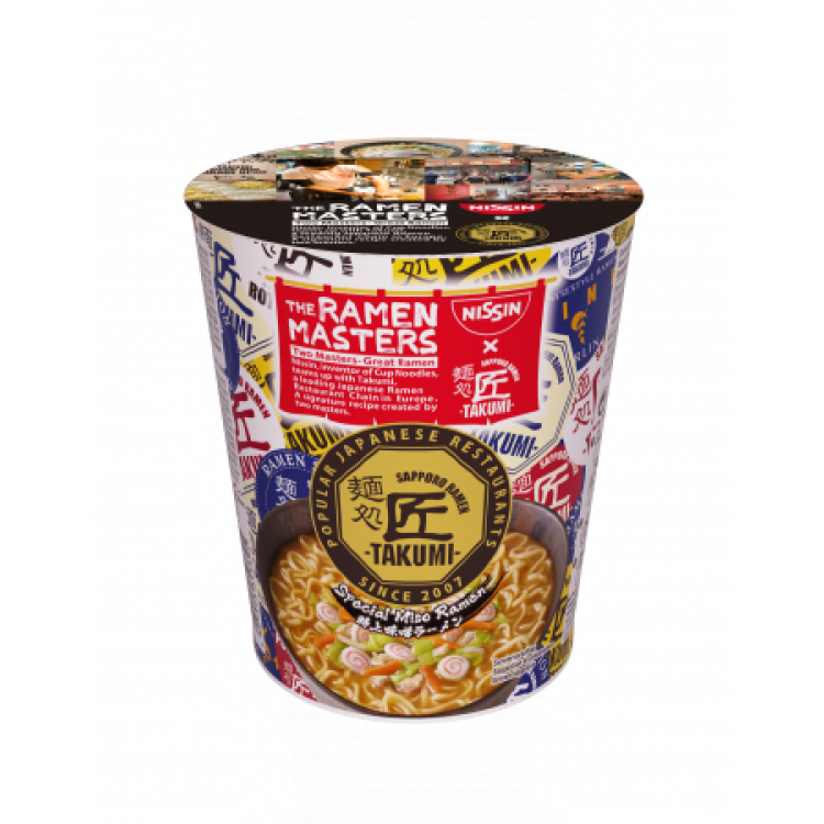 (nissin) cup noodles ramen masters takumi 74g