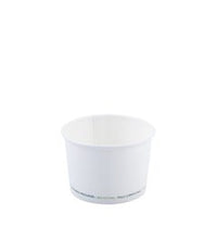 Charger l&#39;image dans la galerie, (biofutura) Pot &amp; couvercle à Soupe/Glace en Papier 240 ml 50p&amp;50p 일회용 국그릇,아이스림 그릇 #999
