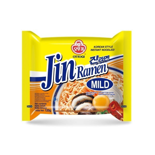 (오뚜기)진라면 순한맛 120g Jin ramen mild dlc 24 102025, 14 022026