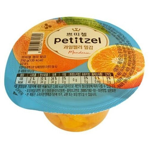 (CJ) 쁘띠첼 과일젤리 밀감 90g