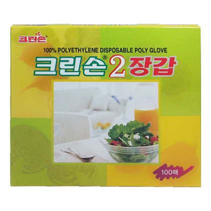 (크린손) 크린손2 장갑 50매 disposable poly glove